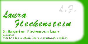 laura fleckenstein business card